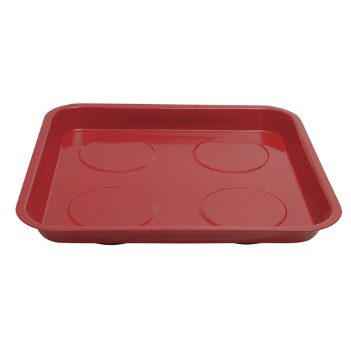 [2305] Charola magnética con cubierta de pintura electrostática, rectangular 28 cm x 30 cm Urrea