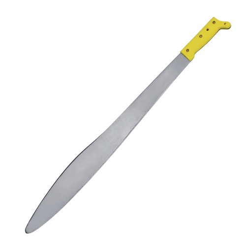[130497] Machete laminado con mango amarillo caguayano 24" Surtek