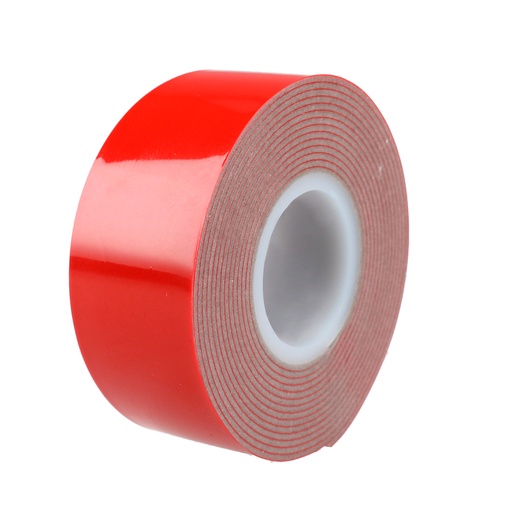 [CDCG25] Cinta gris doble cara 25 mm  x 2 m en blíster Surtek