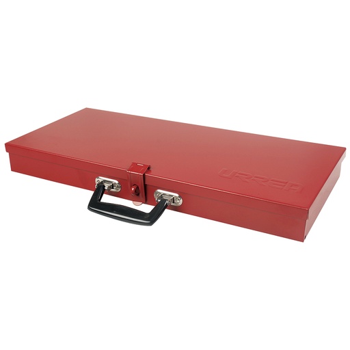[5495] Caja metálica usos múltiples color rojo 19" x 8" x 1" Urrea