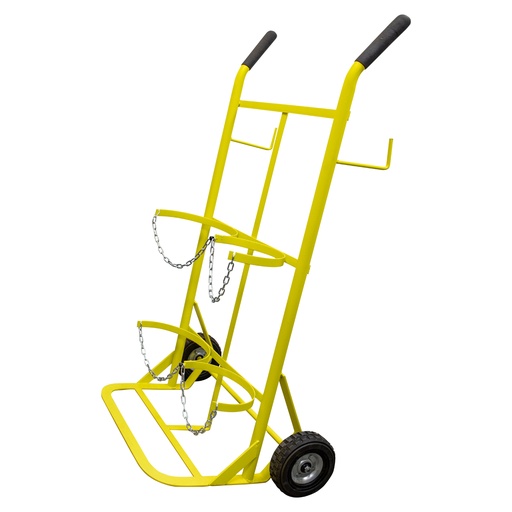 [DG2C] Diablo para cilindros o tanques capacidad 2 cilindros con llanta sólida Surtek