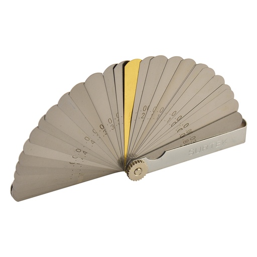 [107329] Calibrador en pulgadas y milimétricos 32 hojas Surtek