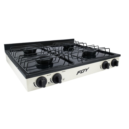 [144717] Estufa de gas 4 quemadores color blanco Foy