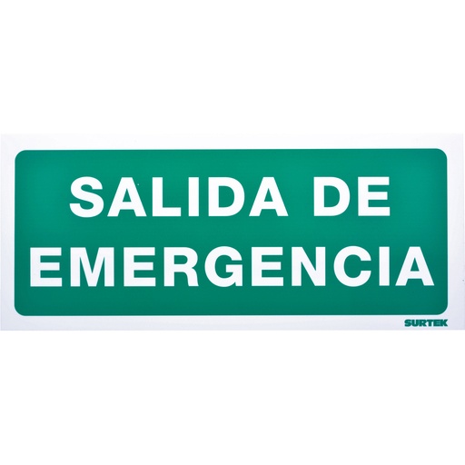 [SES3] Señal "Salida de emergencia" Surtek