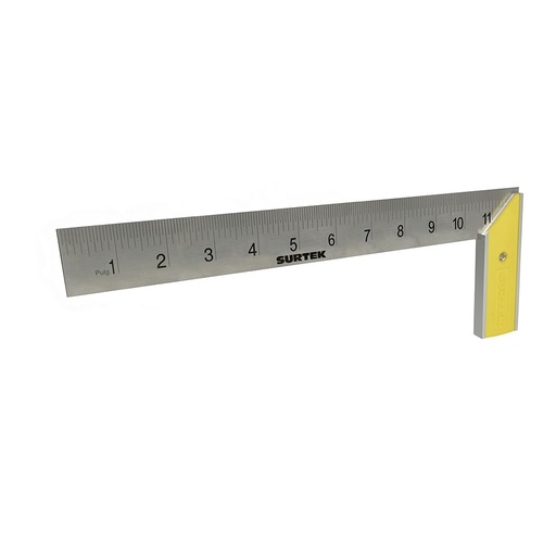 [122253] Escuadra de carpintero con mango plástico 12" Surtek