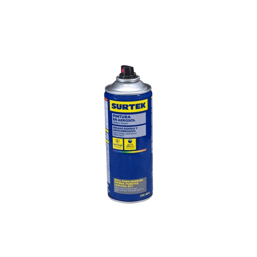 [AES408] Pintura en aerosol 400 ml color blanco brillante Surtek
