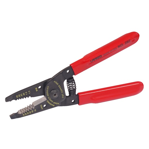[292] Pinza pelacable con mango air cushion 16-26 AWG de 6-3/4" alta palanca Urrea