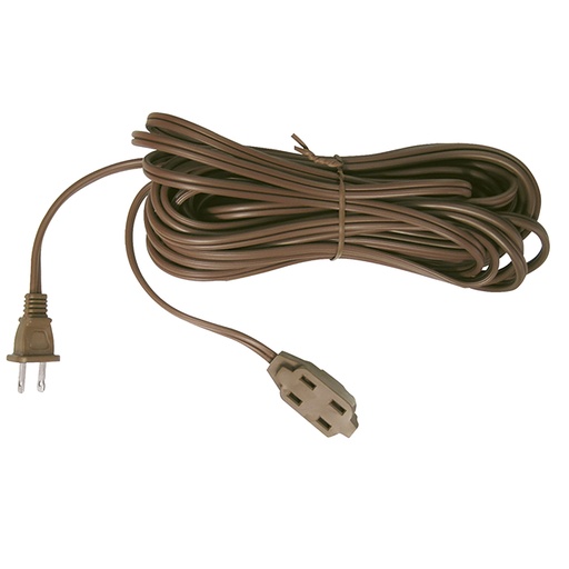 [136155] Extensión eléctrica doméstica color café, 3 m Surtek