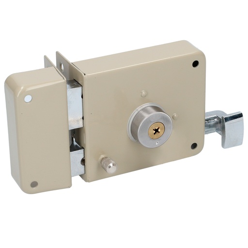 [13CS] Cerradura de sobreponer función instala fácil, izquierda, llave tetra, en caja Lock