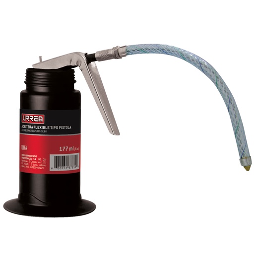 [2266] Aceitera flexible tipo pistola de 177 ml Urrea