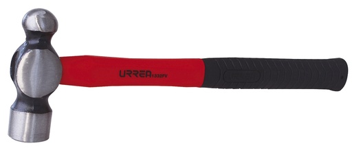 [1316FV] Martillo de bola maquinado con mango de fibra de vidrio largo de 13", 16 oz Urrea