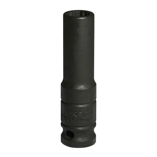 [7312MT] Dado de impacto largo cuadro de 1/2", 12 puntas, métrico, 12 mm Urrea