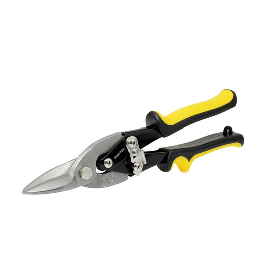 [115112] Tijera para hojalatero tipo aviación recta con mango plastisol , 10" Surtek