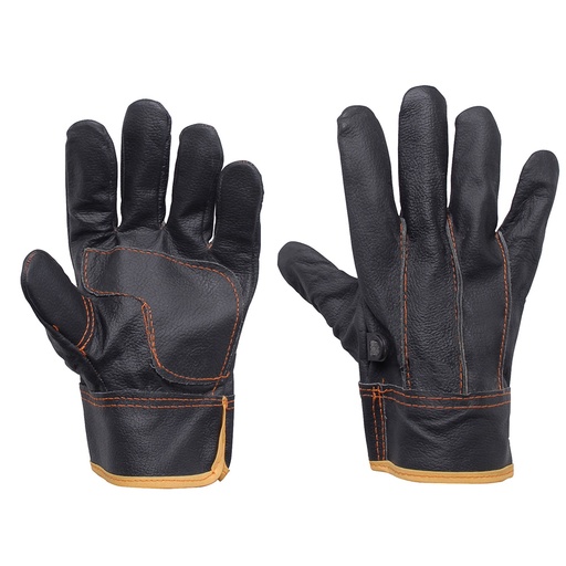 [144152] Guantes de piel de vacuno tipo operador unitalla Foy