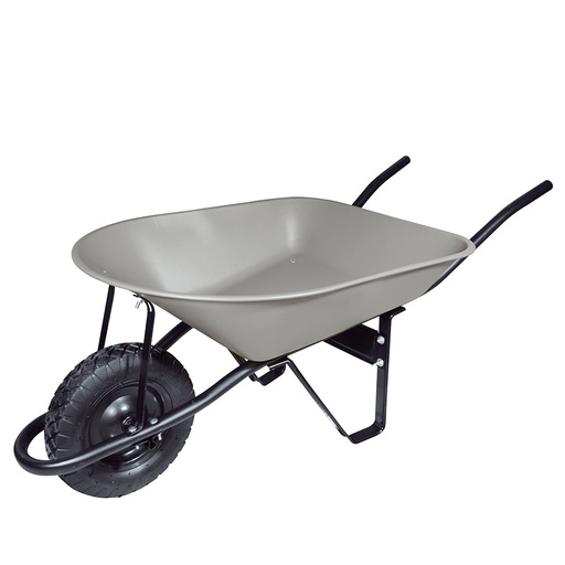 [CAF454] Carretilla con bastidor metálico 4.5 Ft3 llanta neumática reforzada de 4 capas Foy