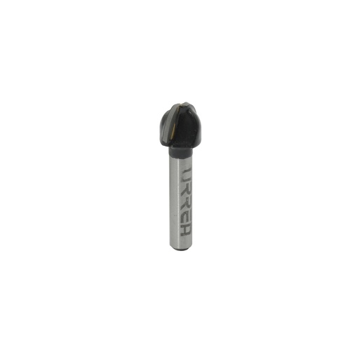 [BR1406] Broca para router de acero de media caña 1/2"  zanco de 1/4" Urrea