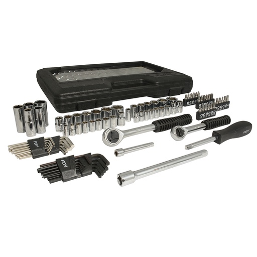 [144039] Juego combinado de herramienta 88 piezas, con estuche plástico Foy