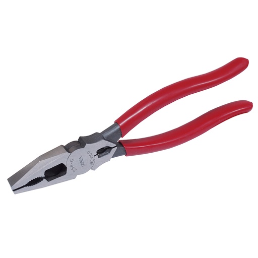 [258G] Pinza para electricista con mango rubber grip de 8-17/32" universal corte lateral quijadas Urrea