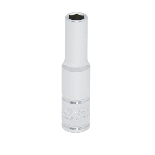 [4704LM] Dado largo cuadro de 1/4", 6 puntas, métrico, 4 mm Urrea