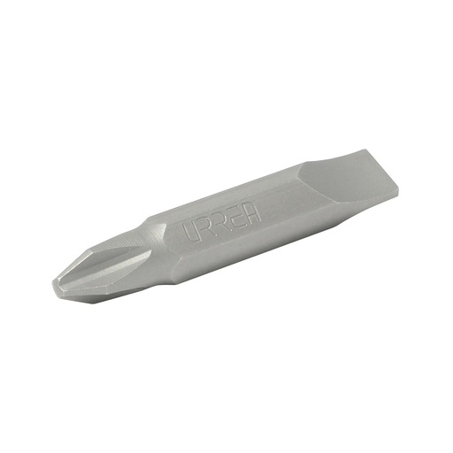 [30004] Punta doble intercambiable Phillips #2 y plana 8-10" para destornillador hexágono de 1/4" Urrea