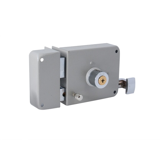 [12CS] Cerradura de sobreponer función instala fácil, derecha, llave tetra, en caja Lock