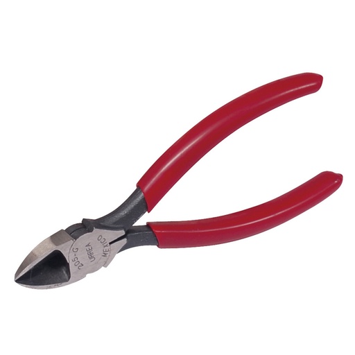 [205G] Pinza para electricista con mango rubber grip de 5-13/32" corte diagonal Urrea