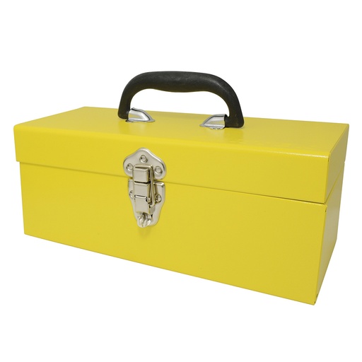[TB12] Caja portaherramientas metálica color amarillo 17" x 6-1/4" x 6-1/4" Surtek