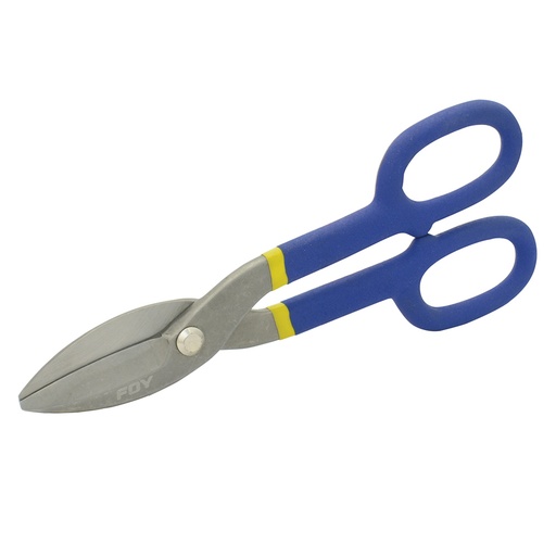 [143134] Tijeras para hojalatero con mango rubber grip 10" Foy