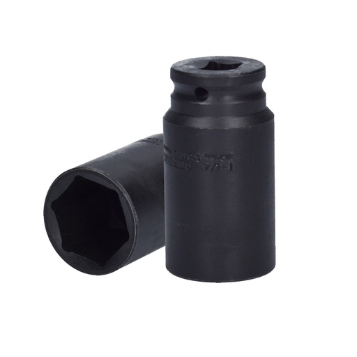 [S7840HL] Dado de impacto largo cuadro de 1/2", 6 puntas, en pulgadas, 1-1/4" Surtek