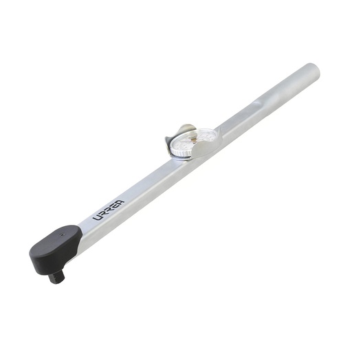 [6124] Torquímetro de carátula con cuerpo de aluminio cuadro de 1/2", 50-250 ft-lb Urrea