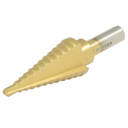 [119370] Broca escalonada de acero de alta velocidad #1, 1/8" - 1/2" Surtek