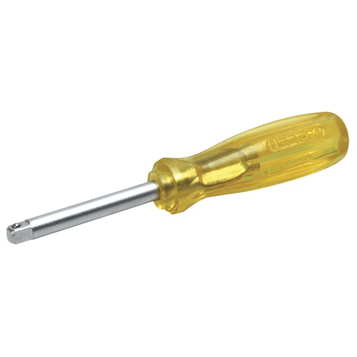 [4769] Destornillador con mango ámbar para dado cuadro de 1/4", 3" Urrea