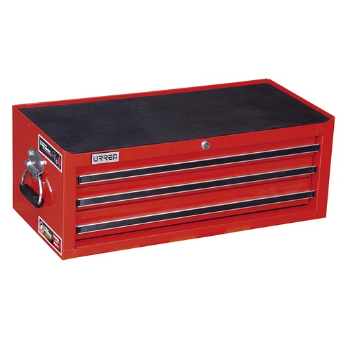 [X27I3] Gabinete intermedio 3 gavetas color rojo serie X 27" Urrea