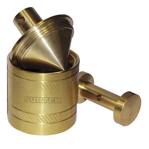 [123275] Plomada de latón tipo barril 330 g Surtek