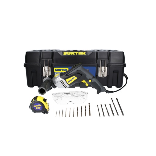 [JP20] Juego combinado de herramienta con rotomartillo 1/2" 20 piezas, con caja plástica Surtek