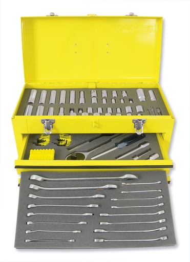 [125412] Juego combinado de herramienta para mecánico 107 piezas, con caja metálica Surtek