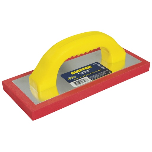 [123197] Flota de esponja acabado áspero con mango de plástico 9-1/2" x 4" x 3/4" Surtek