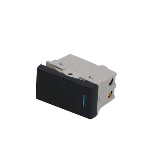 [P608N] Interruptor 3 vías 1/3, línea Premium, color negro Surtek