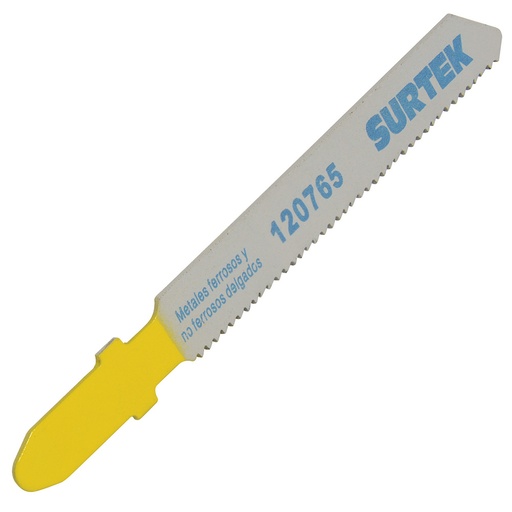 [120765] Segueta para sierra caladora 21 DPP, super fino, zanco T, 5 piezas Surtek