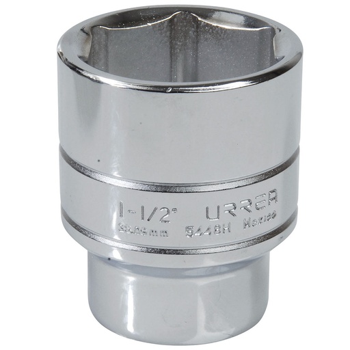 [5448H] Dado cuadro de 1/2", 6 puntas, en pulgadas, 1-1/2" Urrea
