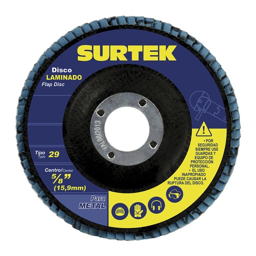 [DLZ708] Disco laminado tipo 29 grano 80, 7" Surtek