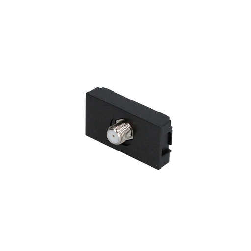 [P614N] Toma para TV 1/3, línea Premium, color negro Surtek