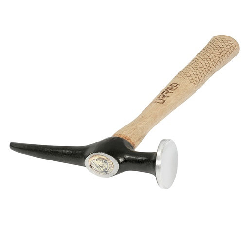 [1428] Martillo de laminero 12" mango de madera, desabollador Urrea