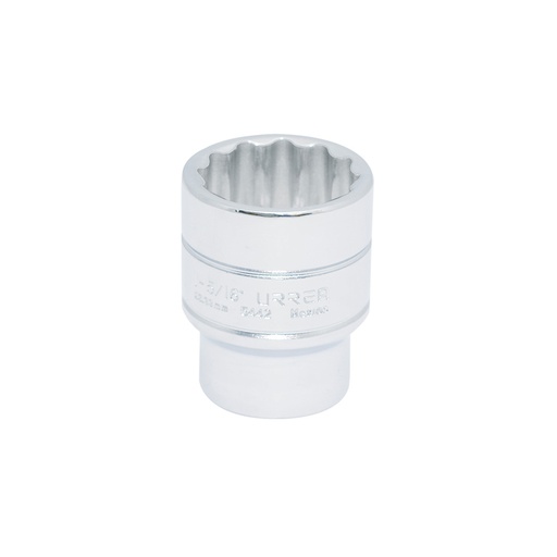 [5442] Dado cuadro de 1/2", 12 puntas, en pulgadas, 1-5/16" Urrea