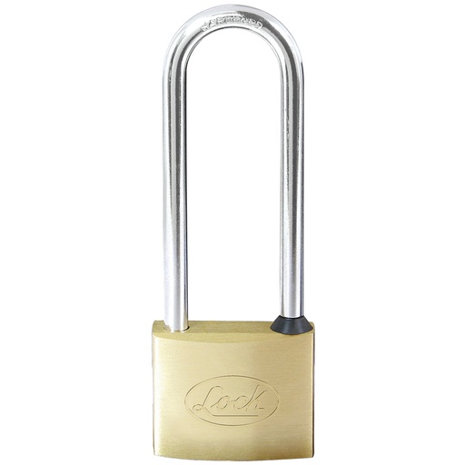 [L20X50EB] Candado de latón extra largo 50 mm, llave estándar Lock