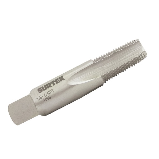 [123600] Machuelos de acero de alta velocidad para tubo 1/8-27NPT Surtek