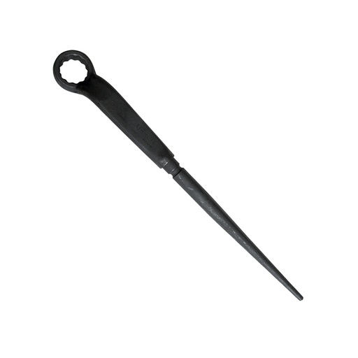 [2618HL] Llave acodada de alta palanca fosfatizada con cola en pulgadas, 12 puntas, 1-1/8" Urrea