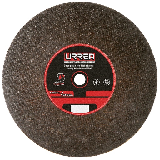 [U761] Disco abrasivo tipo 1 para metal 4-1/2" x 1/16" Urrea