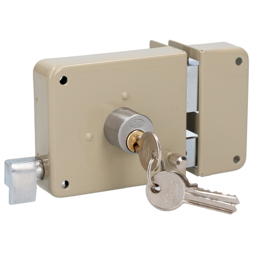 [24CS] Cerradura sobreponer clásica función derecha , llave estándar, blíster Lock