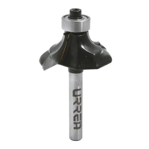 [BR1425] Broca para router de acero clásica con balero 1-3/8" zanco de 1/4" Urrea
